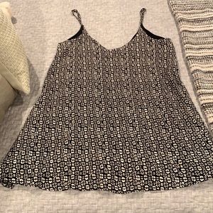 Black & white Ecote babydoll dress size S.